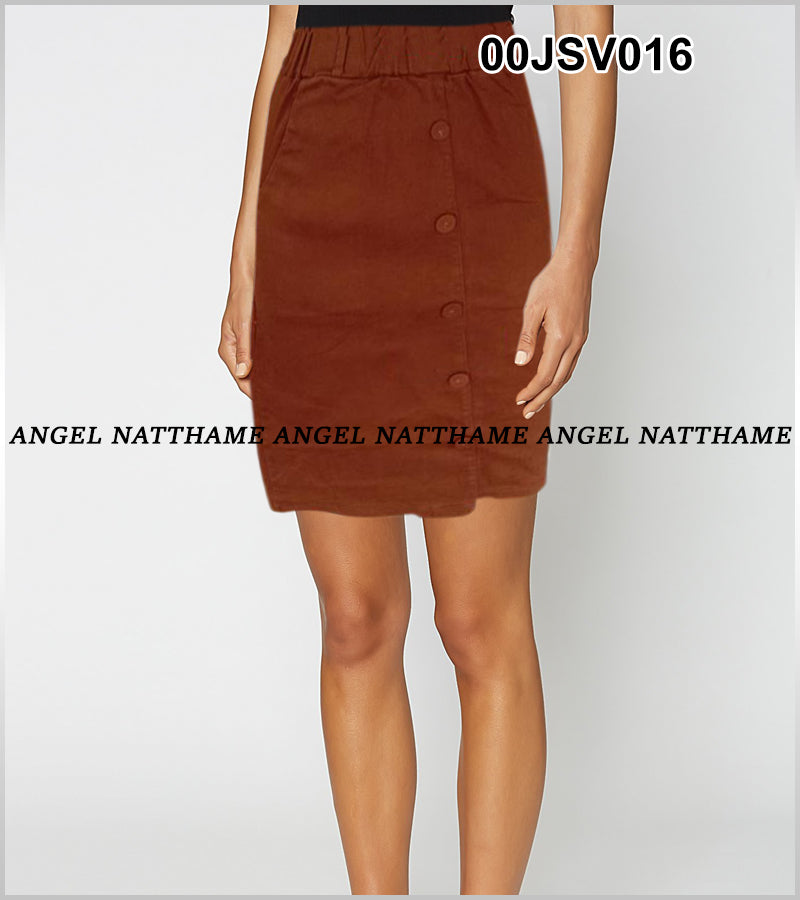 ဂျင်းချည်သားစကပ်တို-3qr