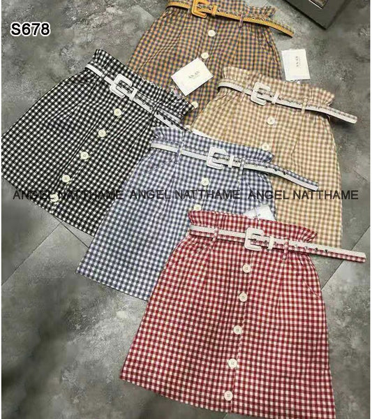 ချည်သားစကပ် 3 qr