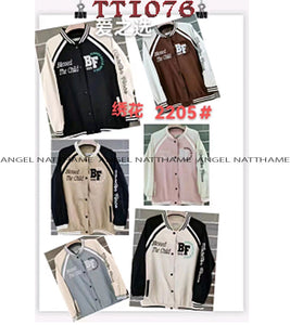 တီရှပ်သား ကုတ်ထပ် လက်ရှည် ( Student jacket )